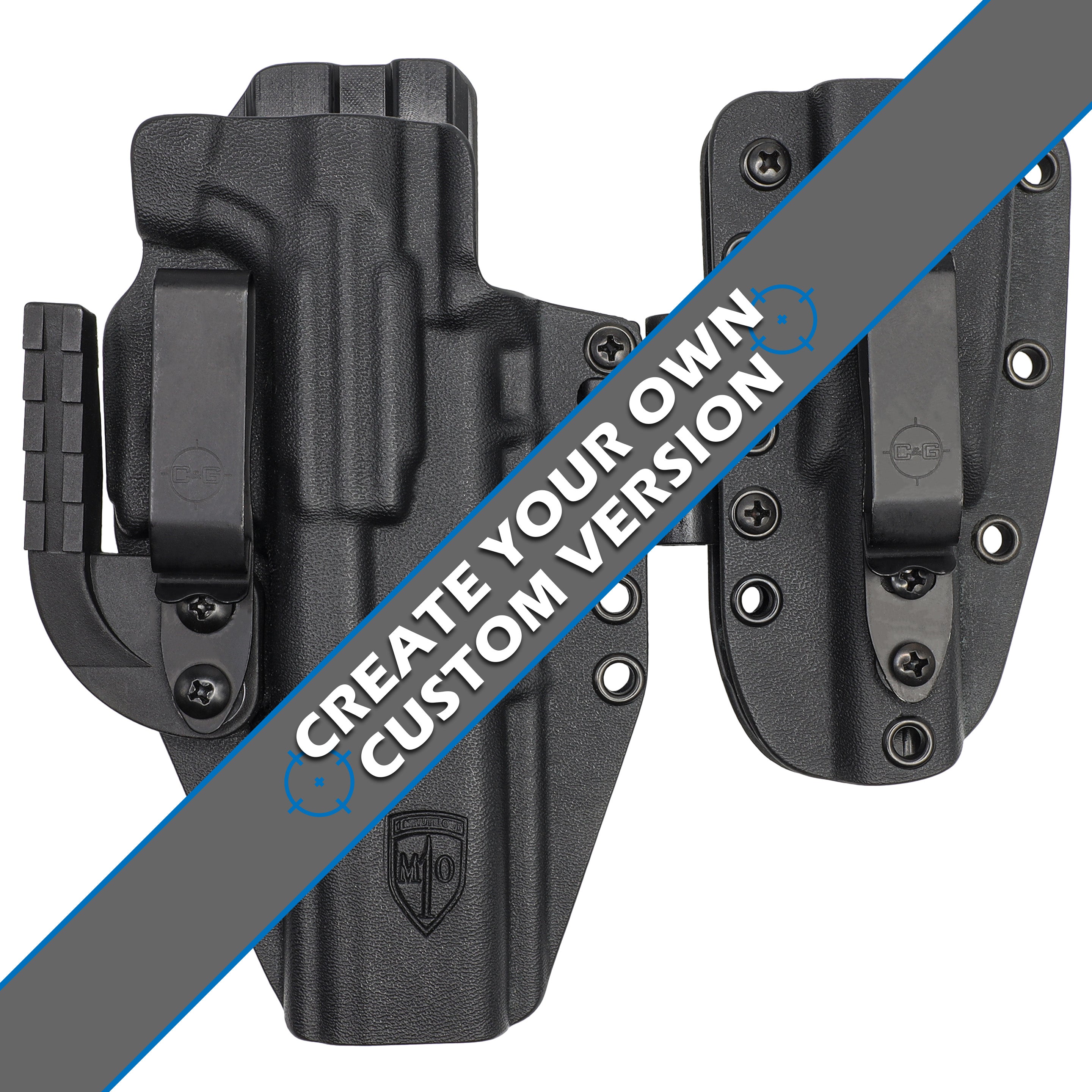 Tactical Kydex Curved Badge Holder