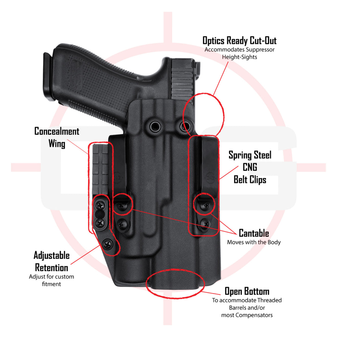 SIG P320/M17/P320c/M18/XCarry X300U/T | IWB TACTICAL/ALPHA Kydex Holst –  C&G Holsters