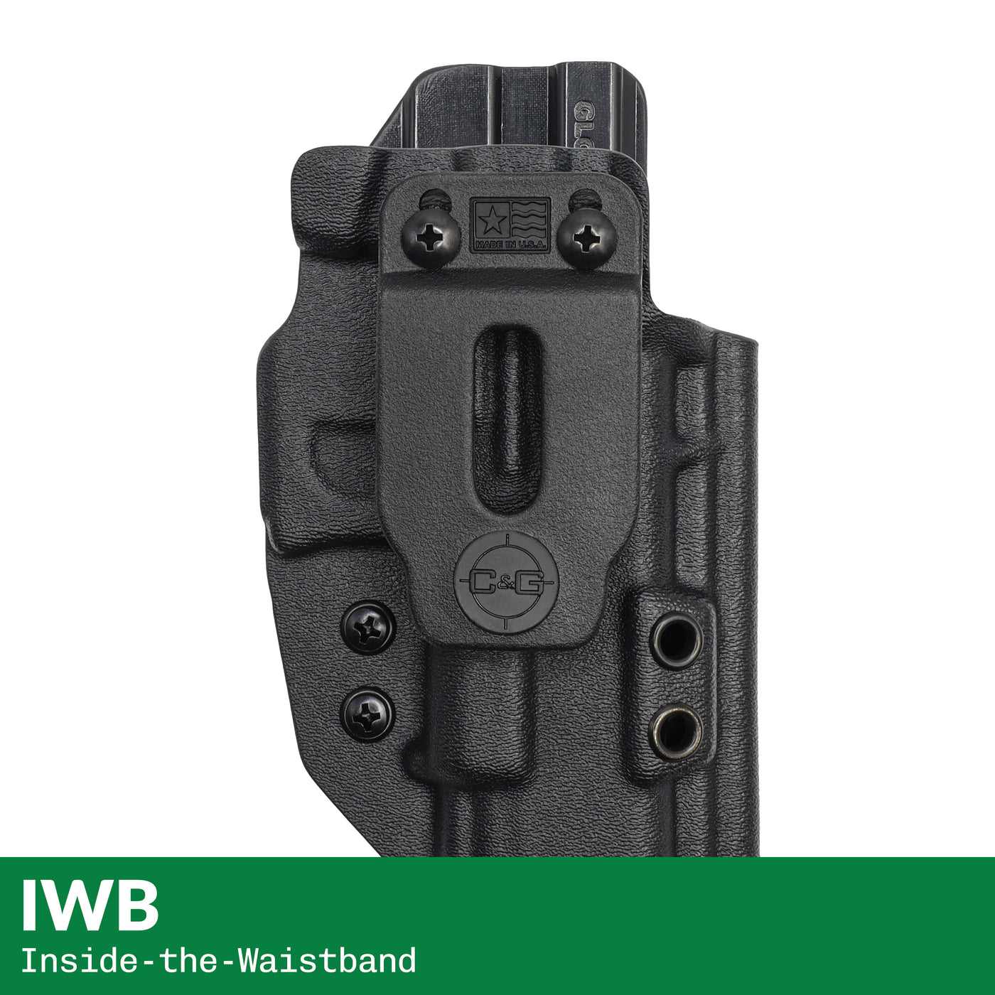 IWB COVERT Kydex Holster | QUICKSHIP | C&G Holsters