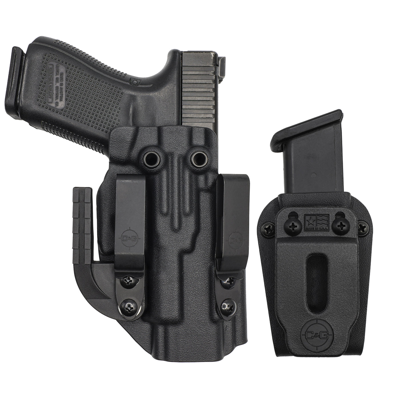 IWB ALPHA Kydex Holster & Magazine Holder | CUSTOM | C&G Holsters