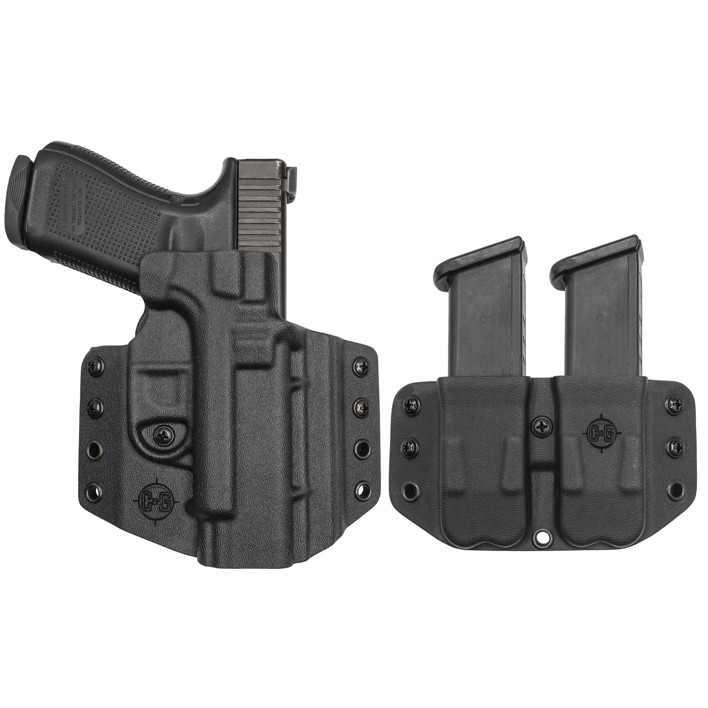 OWB COVERT Kydex Holster & Magazine Holder | CUSTOM | C&G Holsters