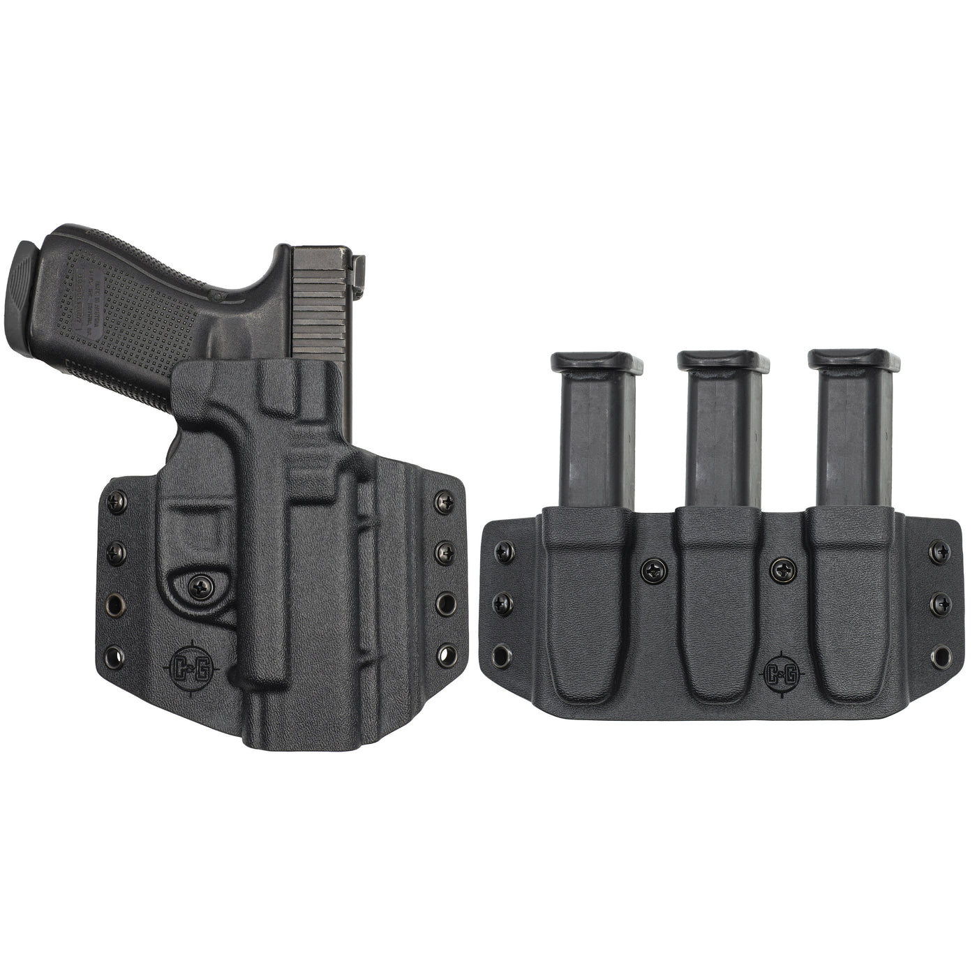 OWB COVERT Kydex Holster & Magazine Holder | CUSTOM | C&G Holsters